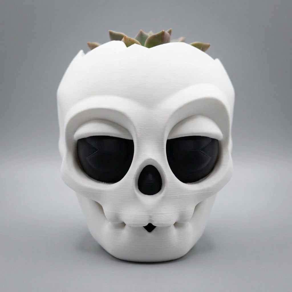 Articulated Skull Planter
