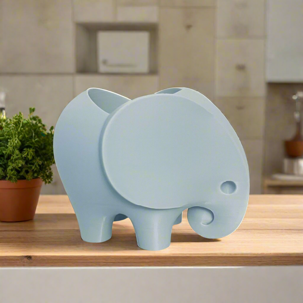 Sculpted Elephant Planter