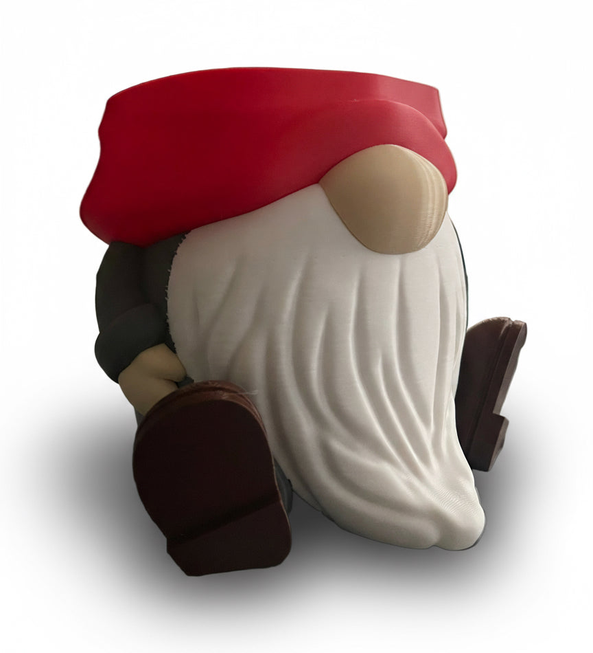 Sitting Gnome Planter