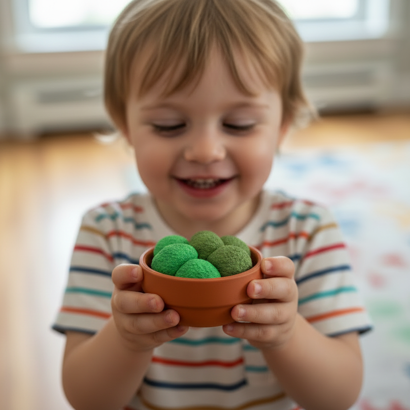 Moss Patch Terracotta Clicker Spinner
