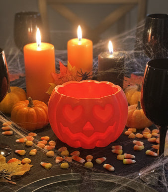 Pumpkin Emoji Planter